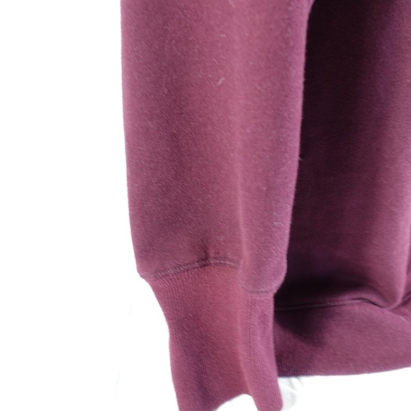 Calvin Klein Performance Maroon Wine Purple Hoodie Kangaroo Pocket Sweater - Picture 7 of 13